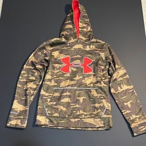Boys Under Armour Storm 1 Fleeced Pullover w/Hood CAMO size YMD